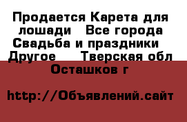 Продается Карета для лошади - Все города Свадьба и праздники » Другое   . Тверская обл.,Осташков г.